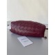 Bottega Veneta Mini Pouch In Grape Intrecciato Lambskin