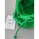 Bottega Veneta Mini Pouch In Green Calfskin