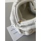 Bottega Veneta Mini Pouch In White Intrecciato Lambskin