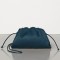 Bottega Veneta Pouch Mini Bag In Navy Blue Calfskin