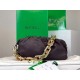 Bottega Veneta The Chain Pouch Bag In Grape Calfskin