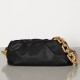 Bottega Veneta The Chain Pouch In Black Calfskin