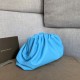 Bottega Veneta The Pouch Clutch In Sky Blue Calfskin