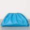 Bottega Veneta The Pouch Clutch In Sky Blue Calfskin