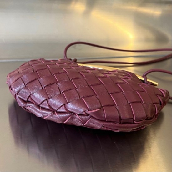 Bottega Veneta Sardine Mini Bag In Barolo Intrecciato Lambskin