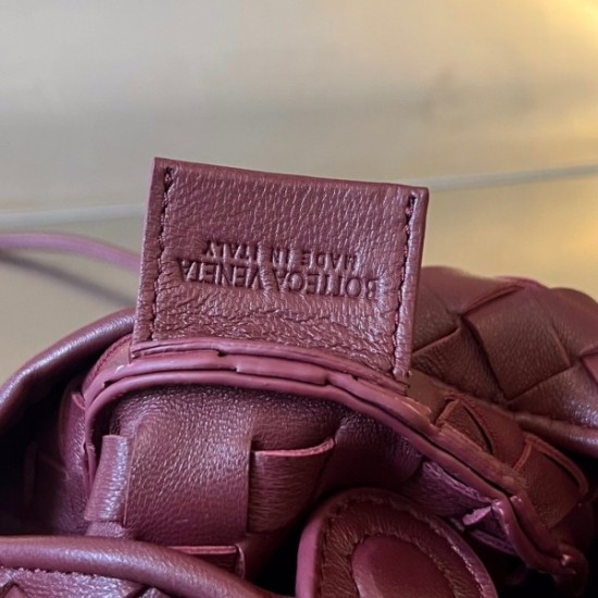 Bottega Veneta Sardine Mini Bag In Barolo Intrecciato Lambskin