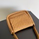 Bottega Veneta Cobble Small Bag in Caramel Intrecciato Leather