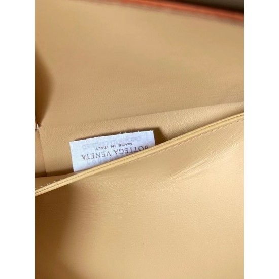 Bottega Veneta Arco Medium Tote In Maple Intrecciato Lambskin