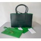 Bottega Veneta Arco Small Tote In Raintree Intrecciato Lambskin