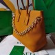 Bottega Veneta Chain Tote Bag In Cob Grained Leather