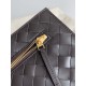 Bottega Veneta Large Flip Flap Bag in Canvas with Fondant Leather