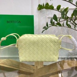 Bottega Veneta Loop Small Bag In Lantern Intrecciato Lambskin