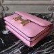 Hermes Pink Constance MM 24cm Epsom Leather Bag