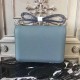 Hermes Blue Lin Constance MM 24cm Epsom Leather Bag