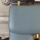 Hermes Blue Lin Constance MM 24cm Epsom Leather Bag