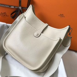 Hermes Evelyne III 29 Bag In Craie Clemence Leather