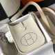 Hermes Evelyne III TPM Bag In Beton Clemence Leather