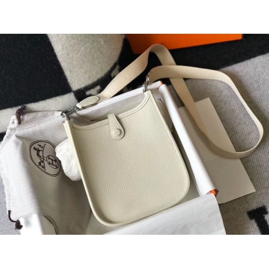 Hermes Evelyne III TPM Bag In Beton Clemence Leather