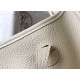 Hermes Evelyne III TPM Bag In Beton Clemence Leather