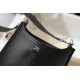 Hermes Evelyne III TPM Bag In Black Clemence Leather