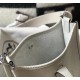 Hermes Evelyne III TPM Bag In Grey Clemence Leather