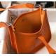 Hermes Evelyne III TPM Bag In Orange Clemence Leather