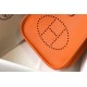 Hermes Evelyne III TPM Bag In Orange Clemence Leather