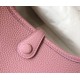 Hermes Evelyne III TPM Bag In Pink Clemence Leather