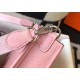 Hermes Evelyne III TPM Bag In Pink Clemence Leather