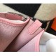 Hermes Evelyne III TPM Bag In Pink Clemence Leather