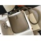 Hermes Evelyne III TPM Bag In Taupe Clemence Leather