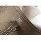 Hermes Evelyne III TPM Bag In Taupe Clemence Leather