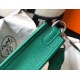 Hermes Evelyne III TPM Bag In Vert Vertigo Clemence Leather