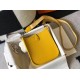 Hermes Evelyne III TPM Bag In Yellow Clemence Leather