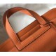 Hermes Halzan Bag In Orange Clemence Leather