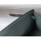 Hermes Kelly Pochette Bag In Vert Amande Epsom Leather