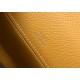 Hermes Kelly Pochette Bag In Yellow Epsom Leather