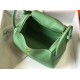 Hermes Lindy 26cm Bag In Vert Criquet Clemence Leather