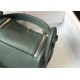 Hermes Mini Lindy Bag In Vert Amande Clemence Leather