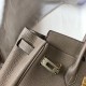 Hermes Birkin 25cm Bag In Tourterelle Clemence Leather