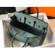 Hermes Birkin 25cm Bag In Vert Amande Clemence Leather