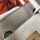 Hermes Birkin 30cm Bag In Beton Clemence Leather