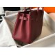 Hermes Birkin 30cm Bag In Bordeaux Clemence Leather