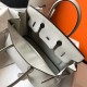 Hermes Birkin 30cm Bag In Pearl Gray Clemence Leather