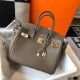 Hermes Birkin 30cm Bag In Taupe Clemence Leather