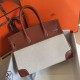 Hermes Birkin 30cm Bag In Toile H Canvas With Barenia Leather