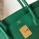 Hermes Birkin 30cm Bag In Vert Vertigo Clemence Leather