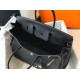 Hermes Birkin 35cm Bag In Black Clemence Leather