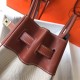 Hermes Birkin 35cm Bag In Canvas Brown Leather