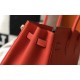 Hermes Birkin 35cm Bag In Red Clemence Leather